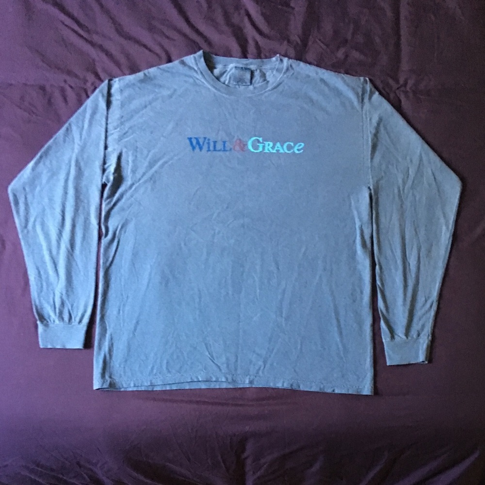 NWOT. Official ‘Will & Grace’ LS t-shirt.